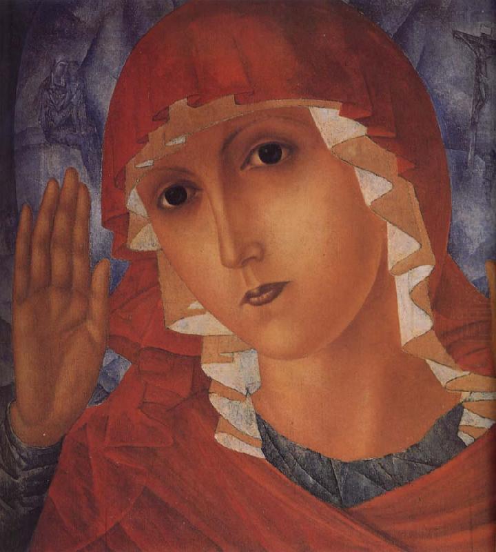 Kuzma Petrov-Vodkin The Mother of God of Tenderness towards Evil Hearts china oil painting image